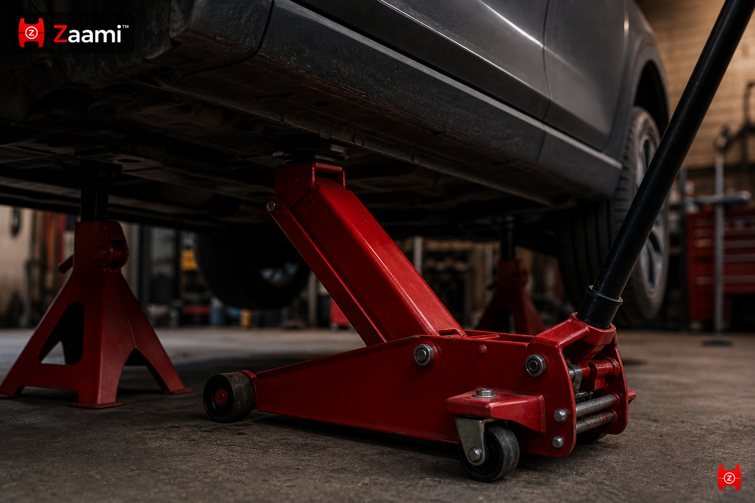 Lift the vehicle safely